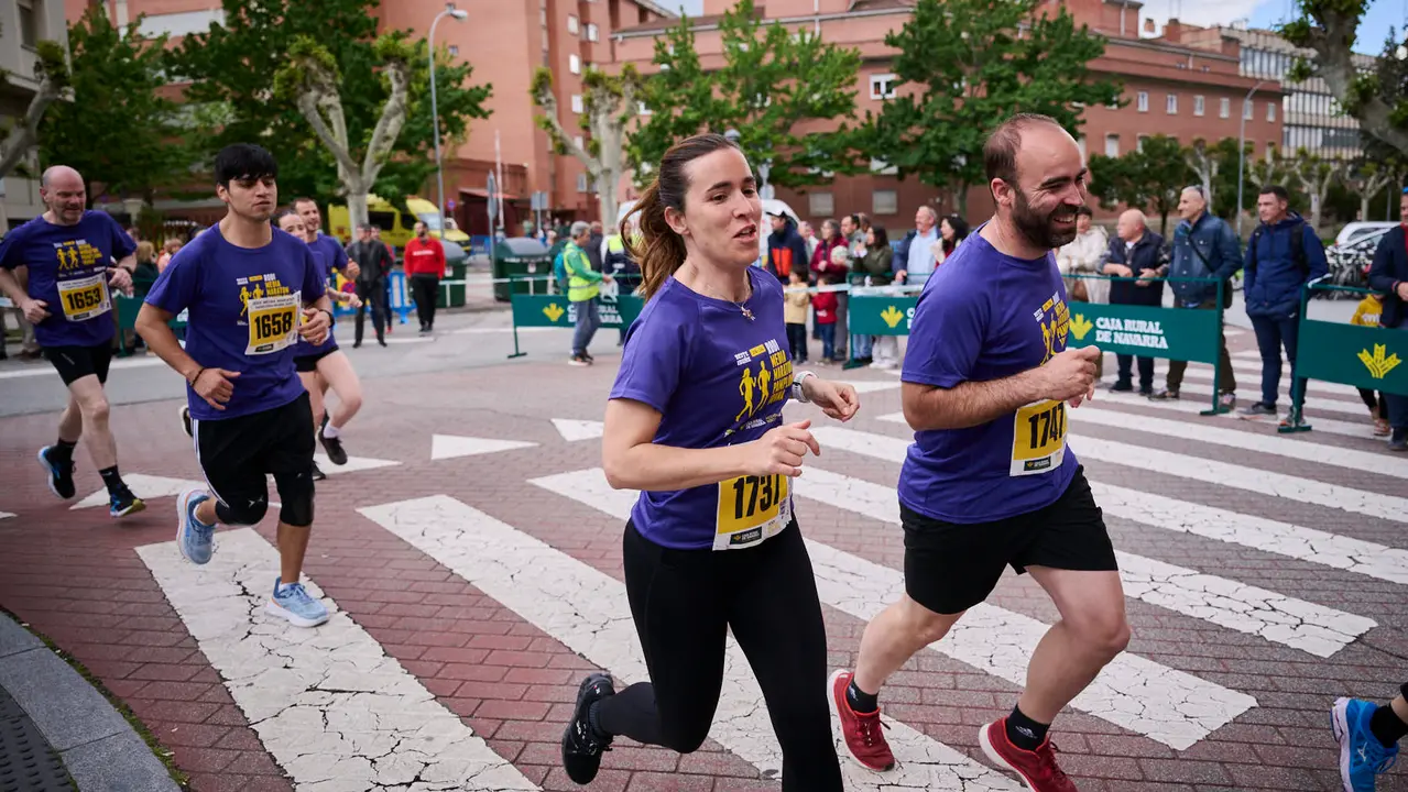 Carrera de 5 kilómetros de la 41 Media Maratón de Pamplona. PABLO LASAOSA