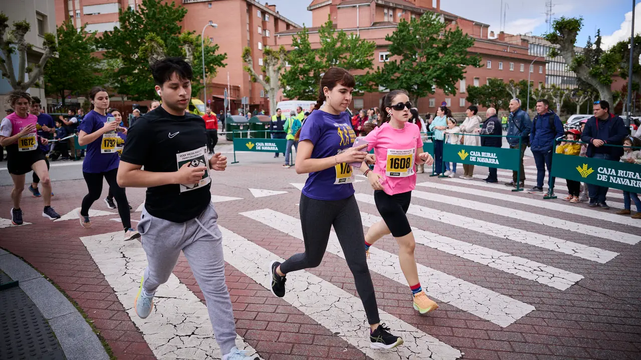 Carrera de 5 kilómetros de la 41 Media Maratón de Pamplona. PABLO LASAOSA
