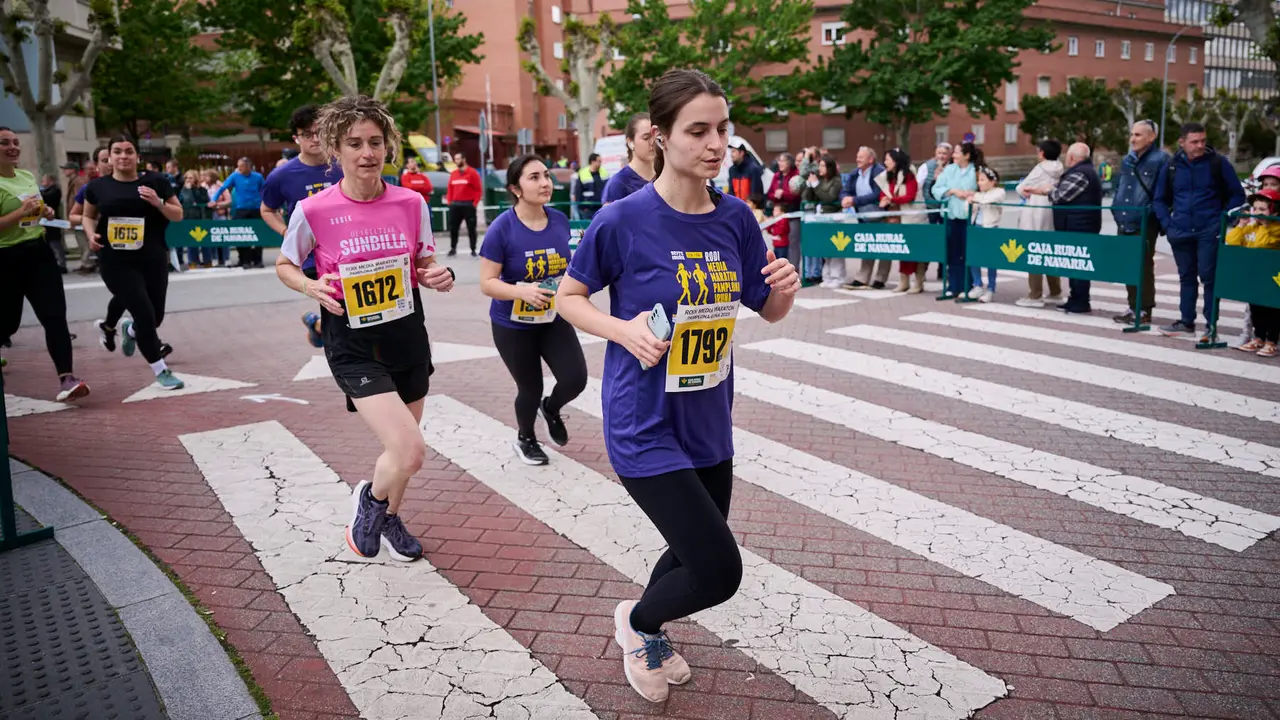 Carrera de 5 kilómetros de la 41 Media Maratón de Pamplona. PABLO LASAOSA