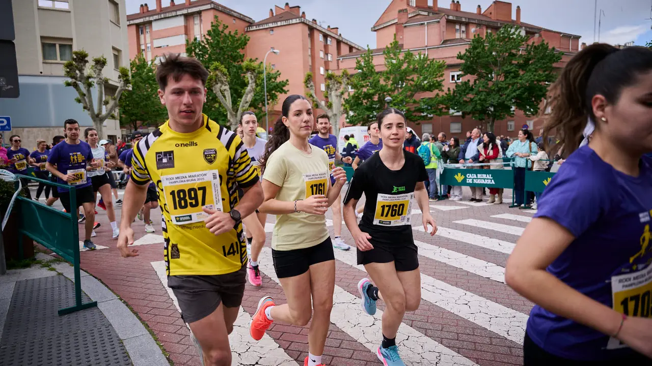 Carrera de 5 kilómetros de la 41 Media Maratón de Pamplona. PABLO LASAOSA