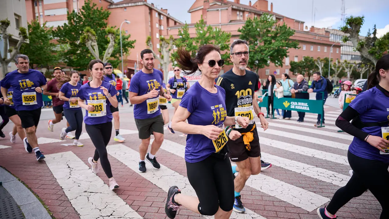 Carrera de 5 kilómetros de la 41 Media Maratón de Pamplona. PABLO LASAOSA