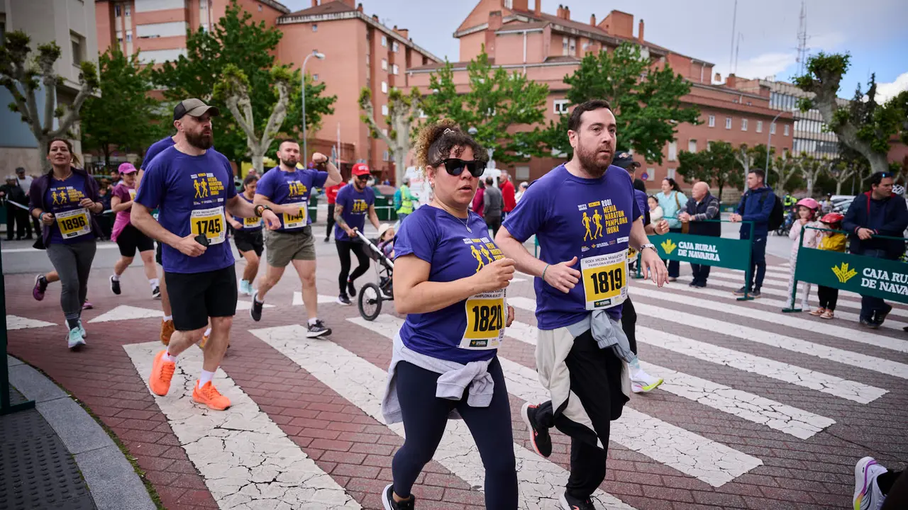 Carrera de 5 kilómetros de la 41 Media Maratón de Pamplona. PABLO LASAOSA