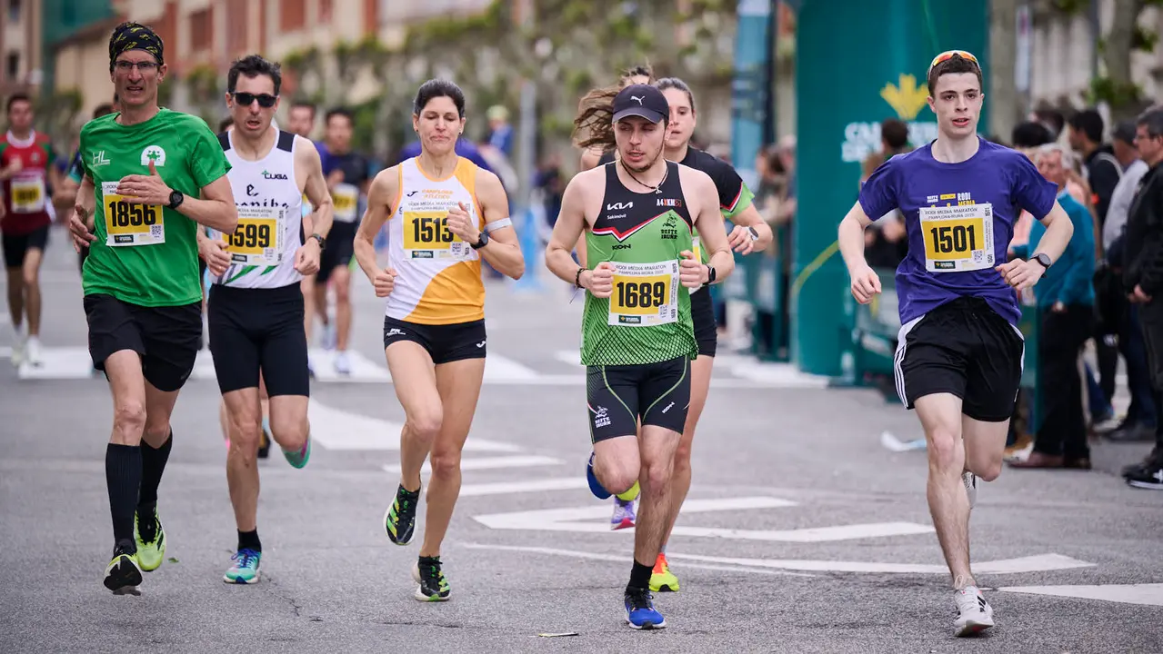 Carrera de 5 kilómetros de la 41 Media Maratón de Pamplona. PABLO LASAOSA