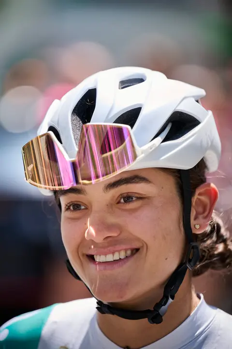 Dieciocho equipos participan en la 'Navarra Women’s Elite Classic 2025' con salida y meta en Pamplona. PABLO LASAOSA