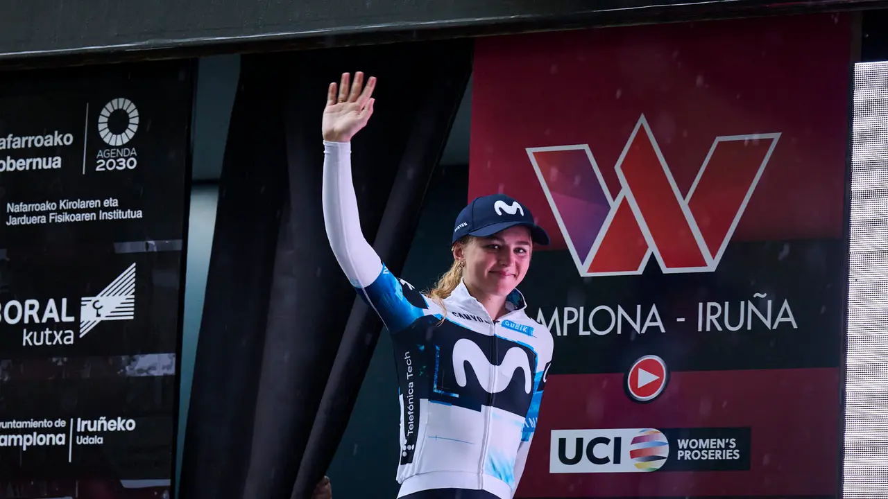 Dieciocho equipos participan en la 'Navarra Women’s Elite Classic 2025' con salida y meta en Pamplona. PABLO LASAOSA