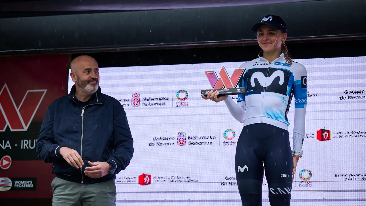 Dieciocho equipos participan en la 'Navarra Women’s Elite Classic 2025' con salida y meta en Pamplona. PABLO LASAOSA
