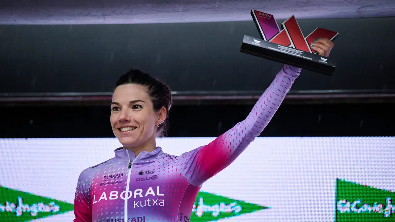 Dieciocho equipos participan en la 'Navarra Women’s Elite Classic 2025' con salida y meta en Pamplona. PABLO LASAOSA