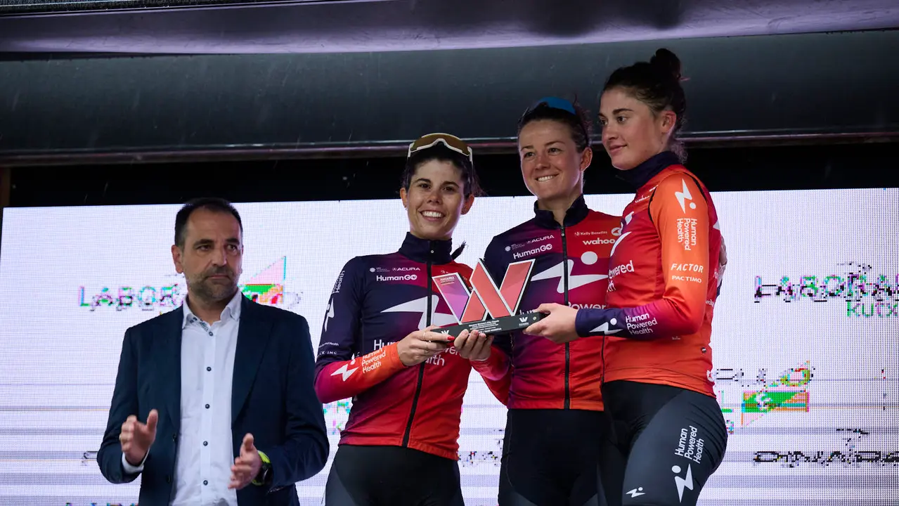 Dieciocho equipos participan en la 'Navarra Women’s Elite Classic 2025' con salida y meta en Pamplona. PABLO LASAOSA