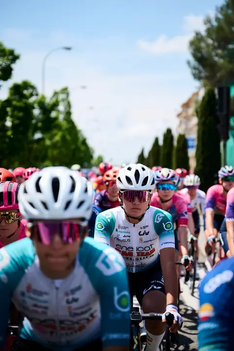 Dieciocho equipos participan en la 'Navarra Women’s Elite Classic 2025' con salida y meta en Pamplona. PABLO LASAOSA