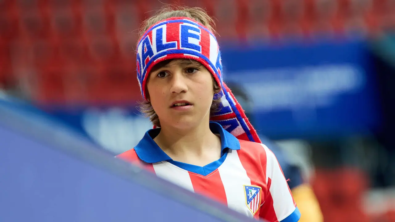 La grada del estadio de El Sadar durante el partido de La Liga EA Sports entre CA Osasuna y Atlético Madrid disputado en Pamplona. IÑIGO ALZUGARAY