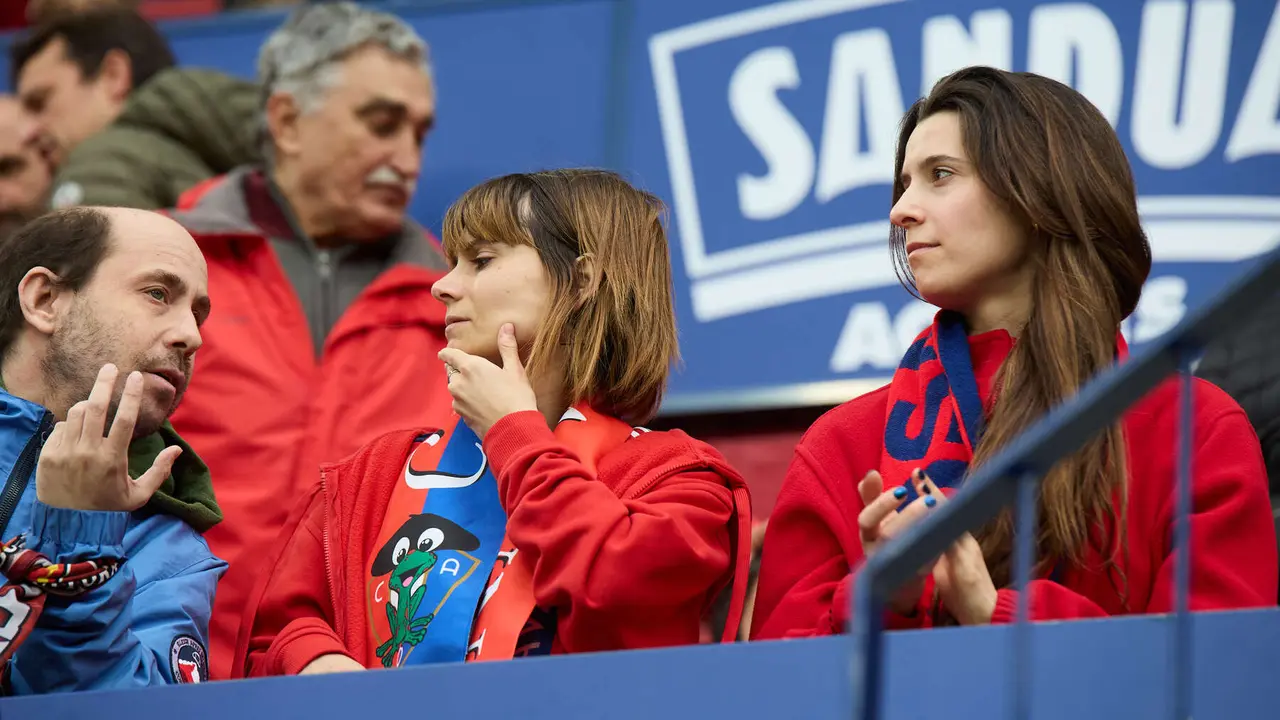 La grada del estadio de El Sadar durante el partido de La Liga EA Sports entre CA Osasuna y Atlético Madrid disputado en Pamplona. IÑIGO ALZUGARAY
