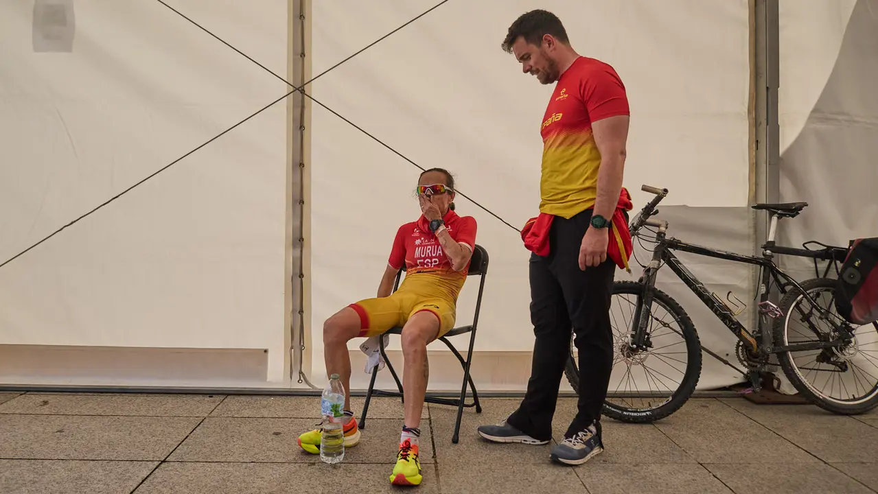 X edición de la Half Triathlon Pamplona-Iruña, que además este año ha sido también el Campeonato de Europa de Triatlón de Media Distancia, con la victoria del español Guillem Montiel en categoría masculina y la polaca Marta Lagownik en categoría femenina. IÑIGO ALZUGARAY