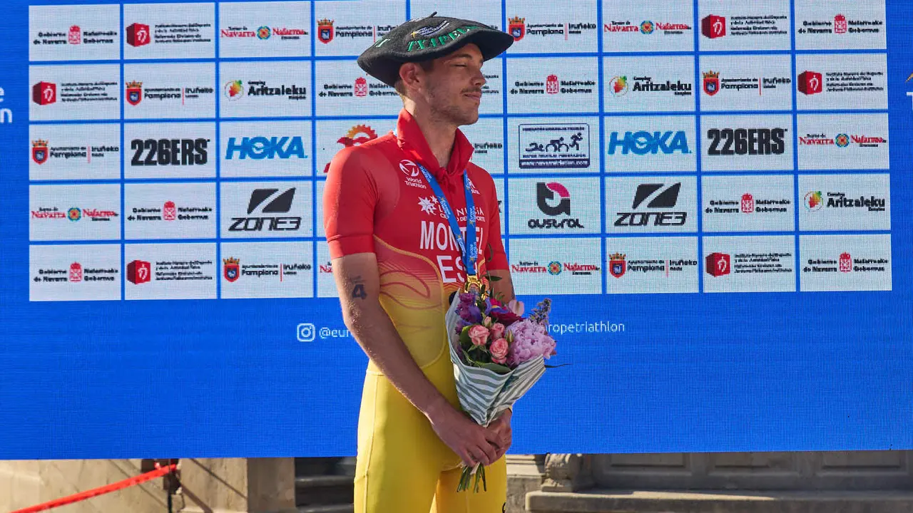 X edición de la Half Triathlon Pamplona-Iruña, que además este año ha sido también el Campeonato de Europa de Triatlón de Media Distancia, con la victoria del español Guillem Montiel en categoría masculina y la polaca Marta Lagownik en categoría femenina. IÑIGO ALZUGARAY
