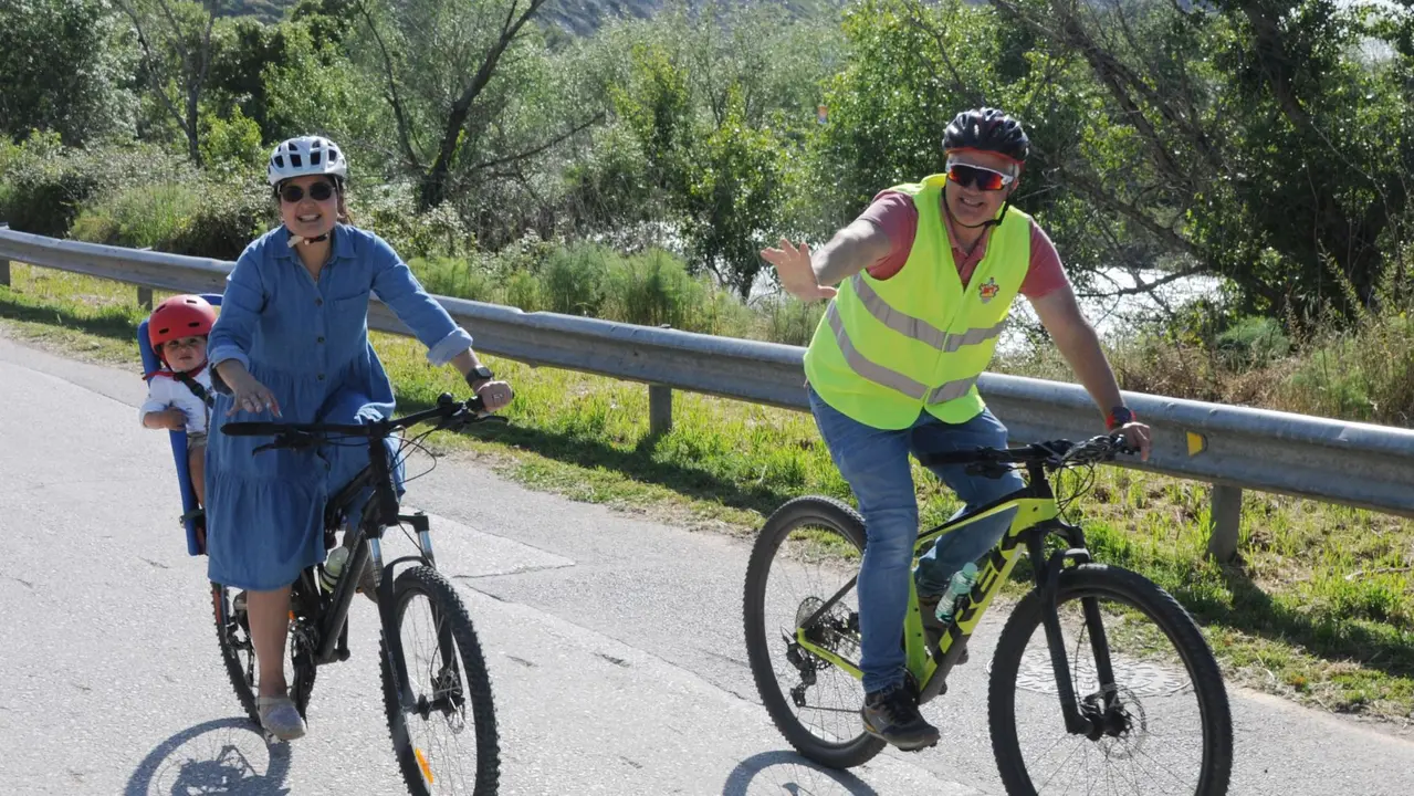 Celebración del Día de la Bicicleta en Caparroso. AMAYA LUQUI