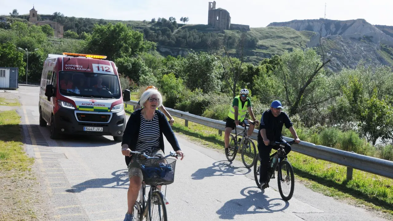 Celebración del Día de la Bicicleta en Caparroso. AMAYA LUQUI