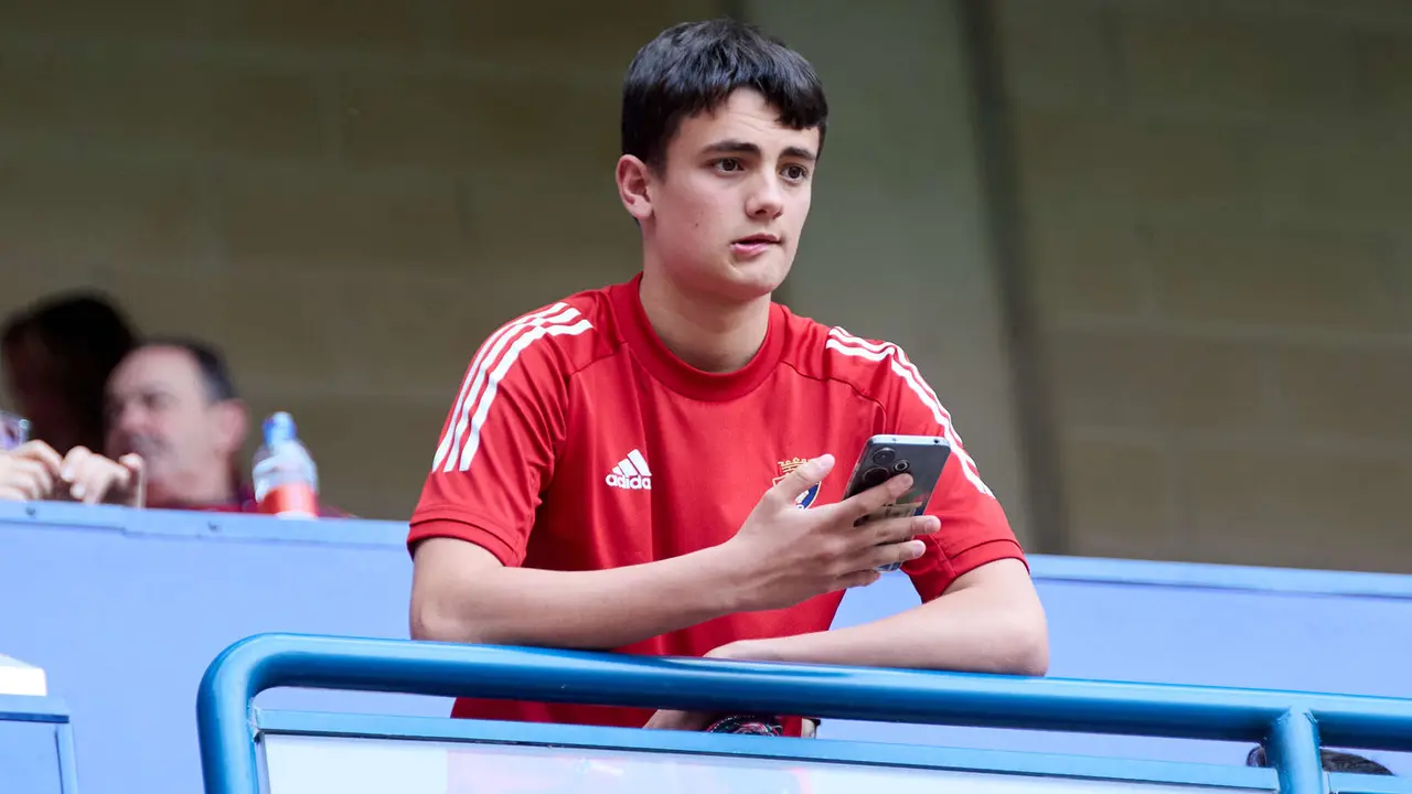 La grada del estadio de El Sadar durante el partido de La Liga EA Sports entre CA Osasuna y RCD Espanyol disputado en Pamplona. IÑIGO ALZUGARAY