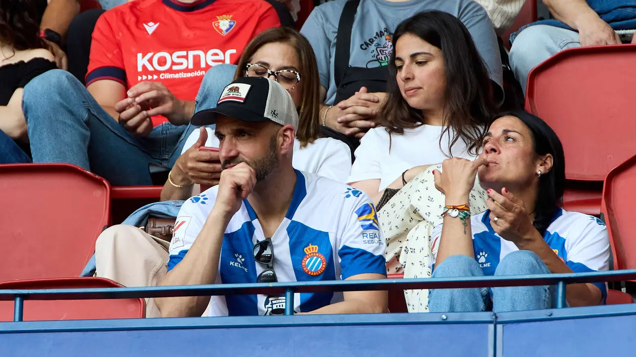 La grada del estadio de El Sadar durante el partido de La Liga EA Sports entre CA Osasuna y RCD Espanyol disputado en Pamplona. IÑIGO ALZUGARAY