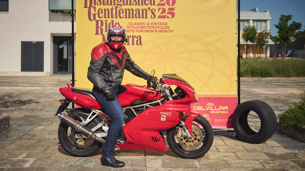 Ruta motera The Distinguished Gentleman's Ride Navarra 2025. PABLO LASAOSA