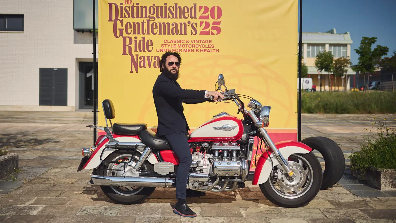 Ruta motera The Distinguished Gentleman's Ride Navarra 2025. PABLO LASAOSA