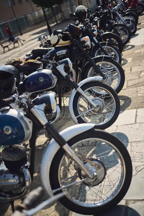 Ruta motera The Distinguished Gentleman's Ride Navarra 2025. PABLO LASAOSA