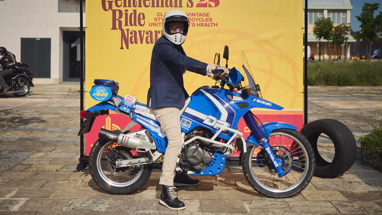 Ruta motera The Distinguished Gentleman's Ride Navarra 2025. PABLO LASAOSA