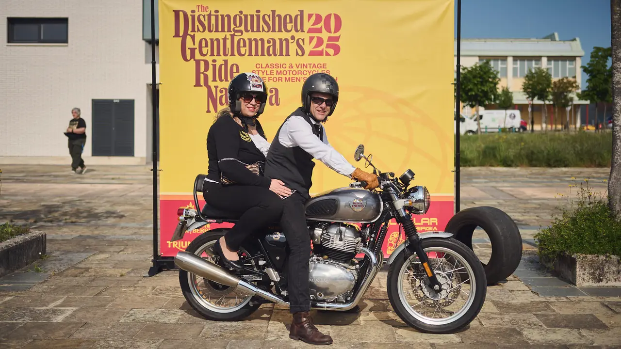 Ruta motera The Distinguished Gentleman's Ride Navarra 2025. PABLO LASAOSA