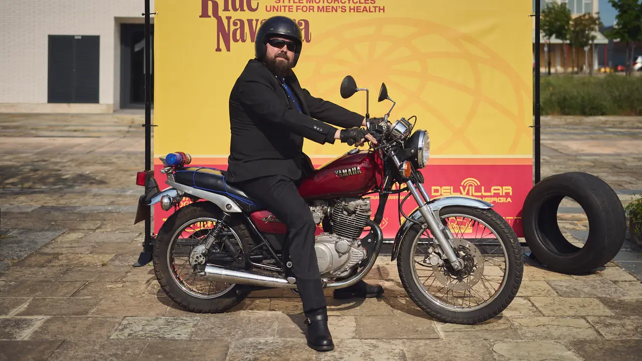 Ruta motera The Distinguished Gentleman's Ride Navarra 2025. PABLO LASAOSA