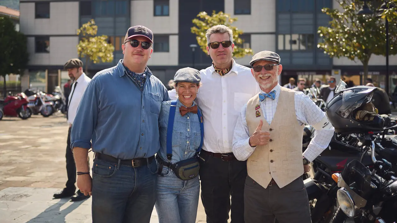 Ruta motera The Distinguished Gentleman's Ride Navarra 2025. PABLO LASAOSA