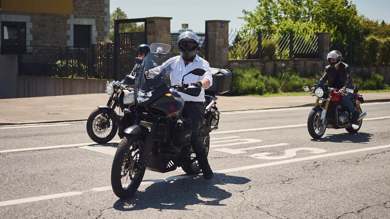 Ruta motera The Distinguished Gentleman's Ride Navarra 2025. PABLO LASAOSA