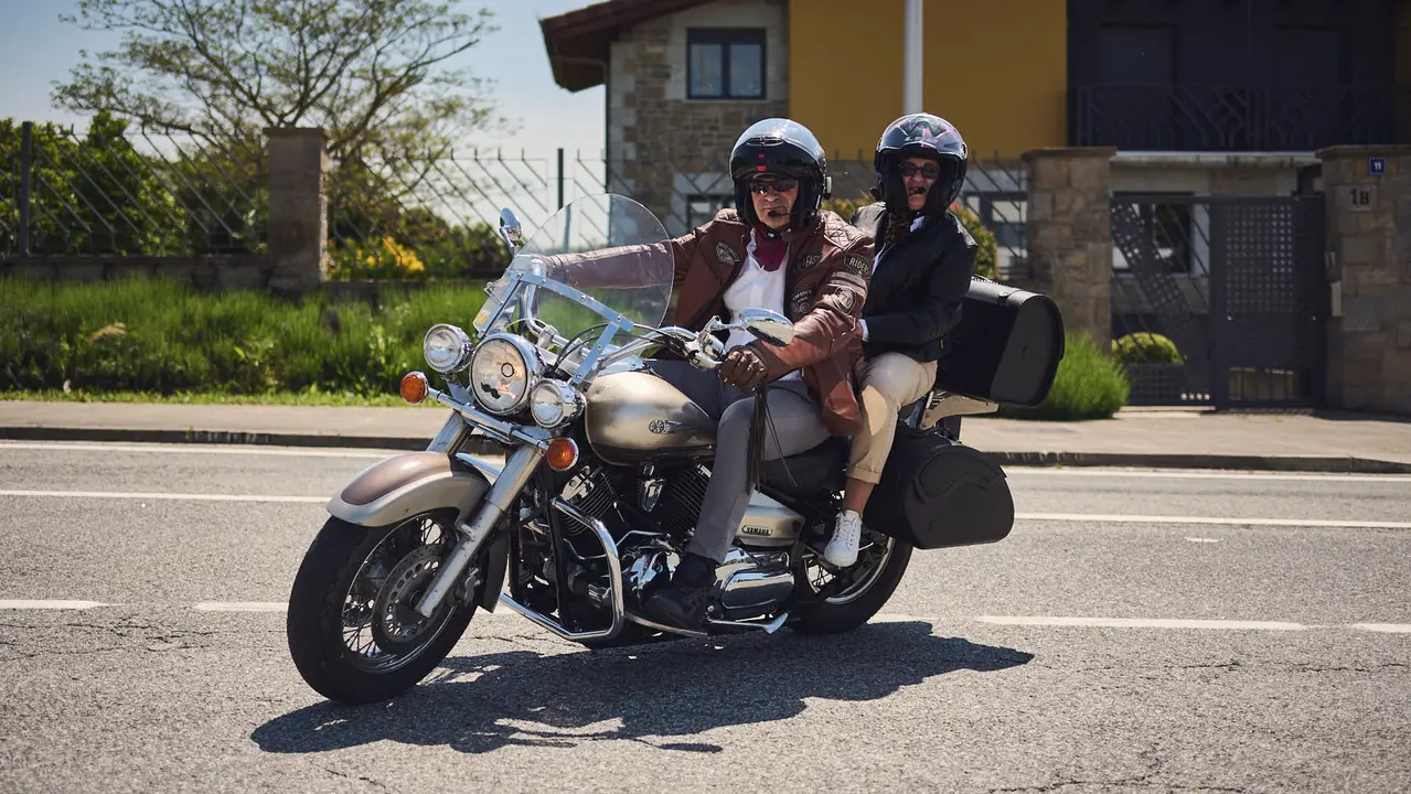 Ruta motera The Distinguished Gentleman's Ride Navarra 2025. PABLO LASAOSA