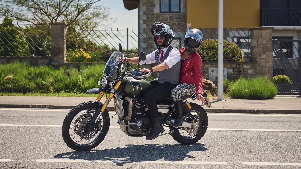 Ruta motera The Distinguished Gentleman's Ride Navarra 2025. PABLO LASAOSA