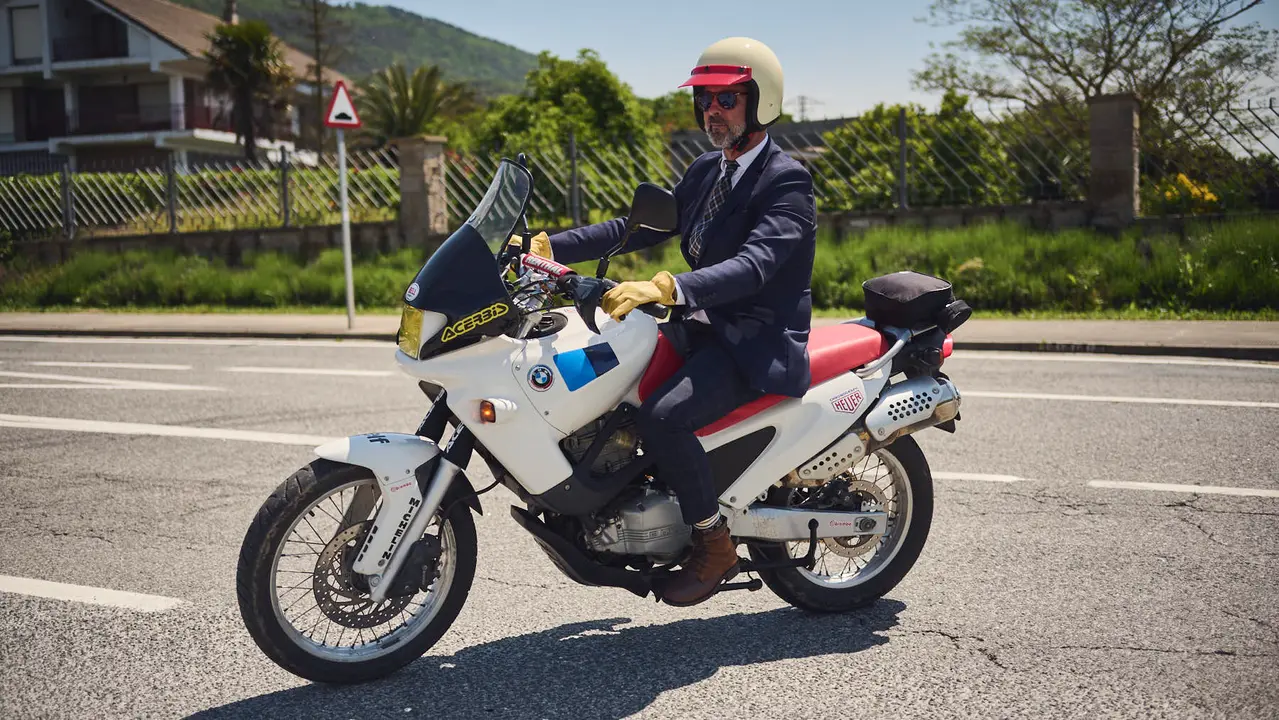 Ruta motera The Distinguished Gentleman's Ride Navarra 2025. PABLO LASAOSA