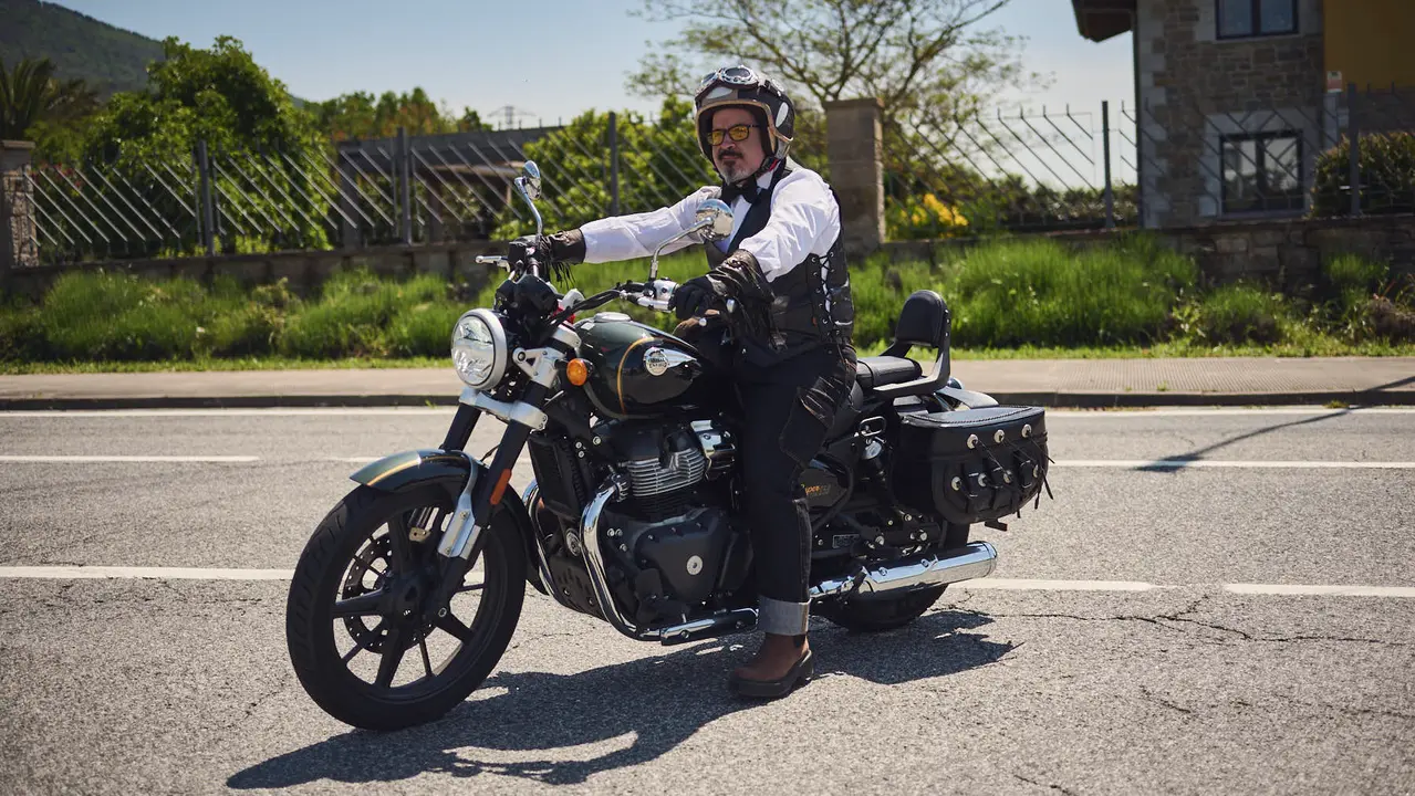 Ruta motera The Distinguished Gentleman's Ride Navarra 2025. PABLO LASAOSA