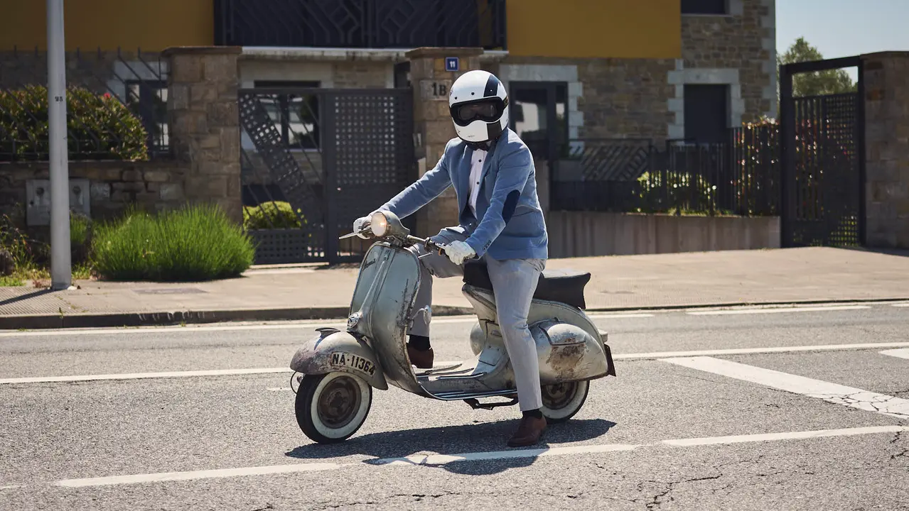 Ruta motera The Distinguished Gentleman's Ride Navarra 2025. PABLO LASAOSA