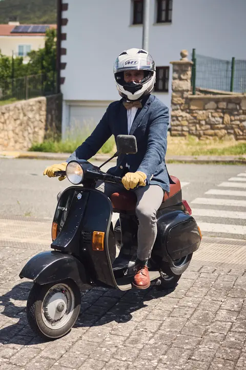 Ruta motera The Distinguished Gentleman's Ride Navarra 2025. PABLO LASAOSA