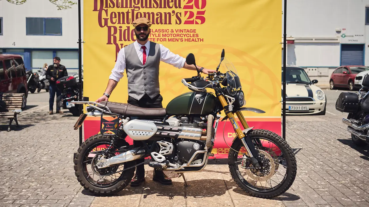 Ruta motera The Distinguished Gentleman's Ride Navarra 2025. PABLO LASAOSA