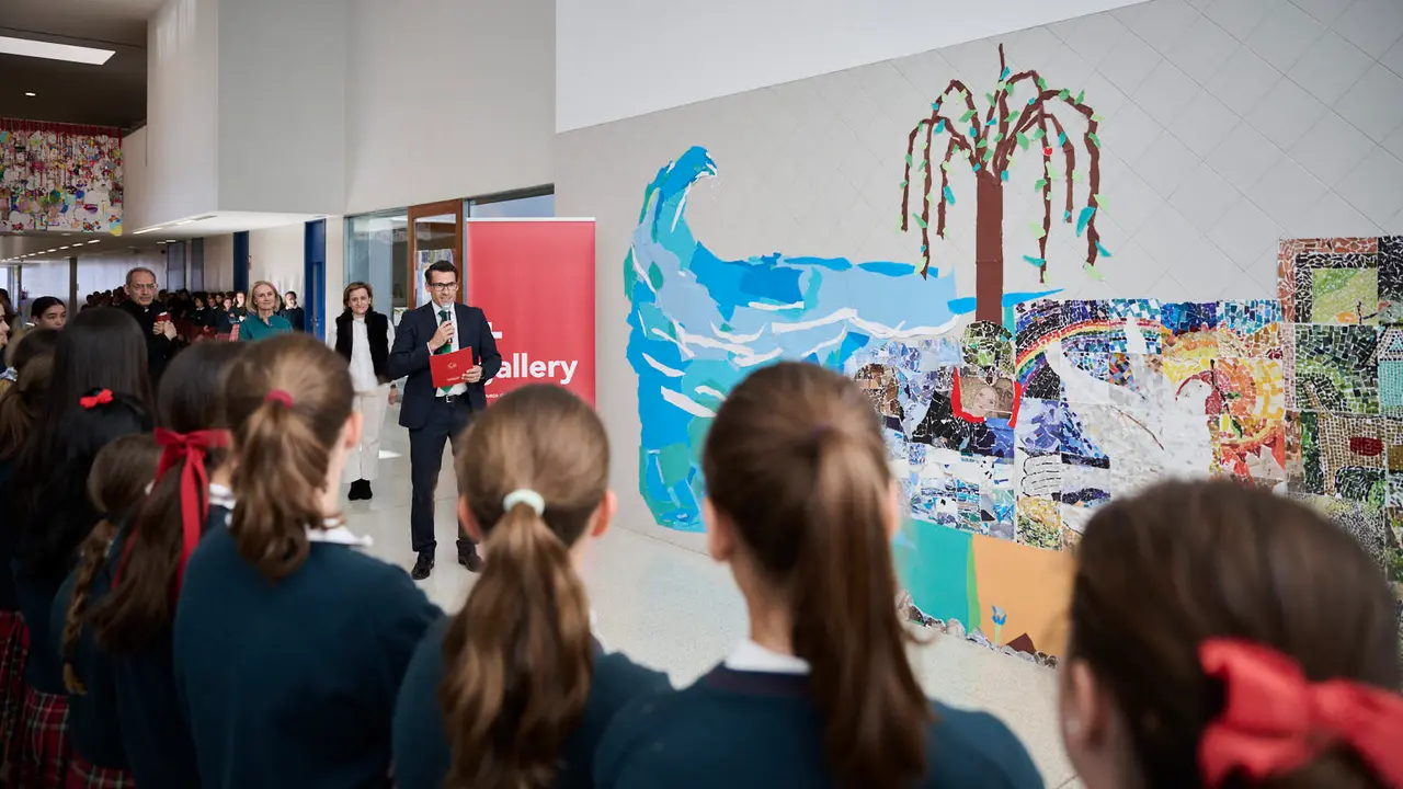 Inauguración de la segunda exposición de + Gallery titulada Spes, una muestra de arte inspirada en el Jubileo. PABLO LASAOSA