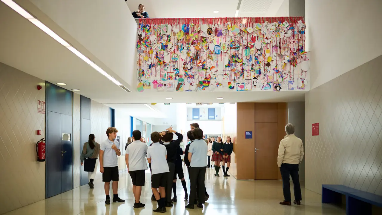 Inauguración de la segunda exposición de + Gallery titulada Spes, una muestra de arte inspirada en el Jubileo. PABLO LASAOSA