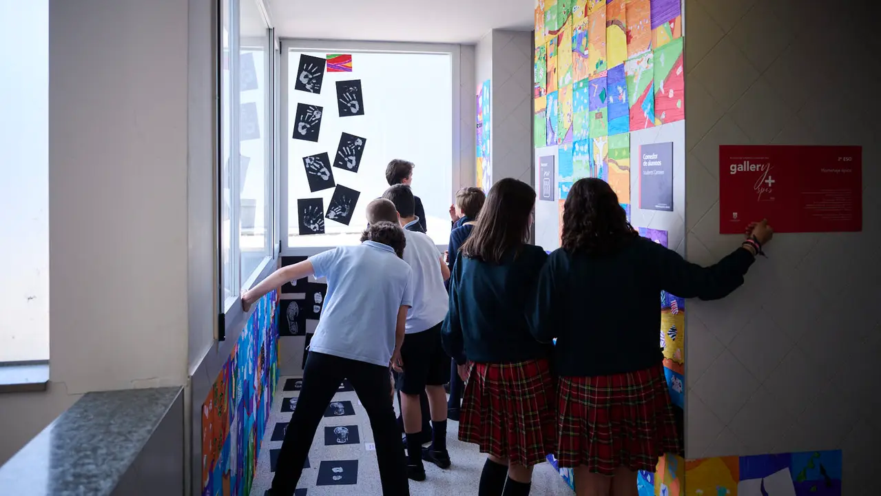 Inauguración de la segunda exposición de + Gallery titulada Spes, una muestra de arte inspirada en el Jubileo. PABLO LASAOSA