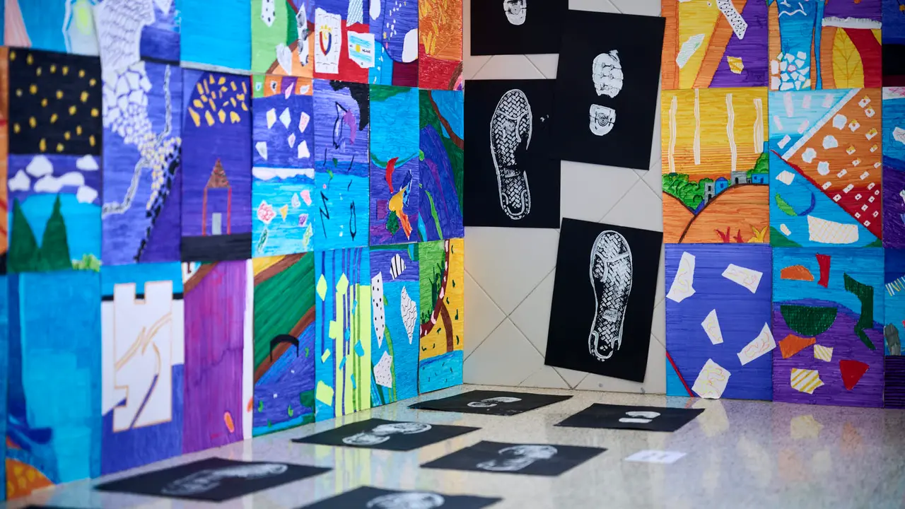 Inauguración de la segunda exposición de + Gallery titulada Spes, una muestra de arte inspirada en el Jubileo. PABLO LASAOSA