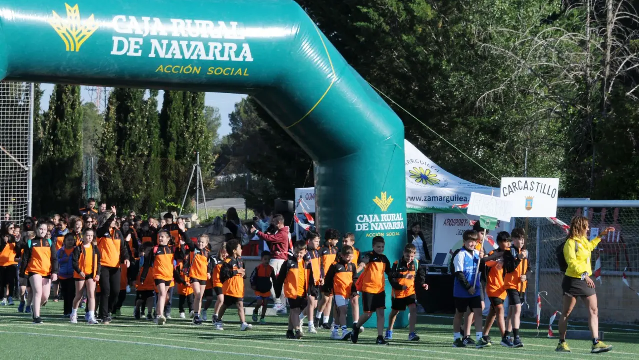 Olimpiadas escolares en Caparroso. AMAYA LUQUI