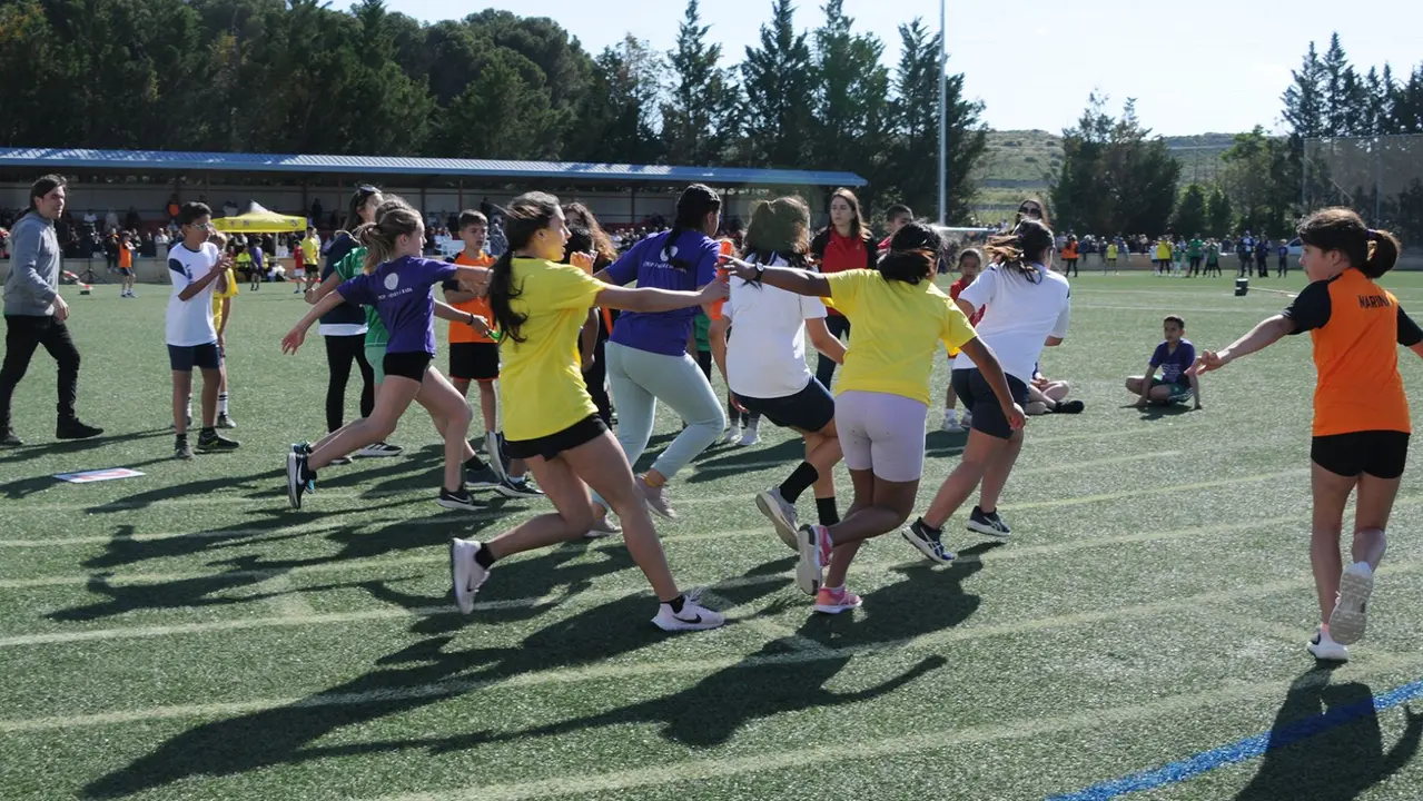 Olimpiadas escolares en Caparroso. AMAYA LUQUI