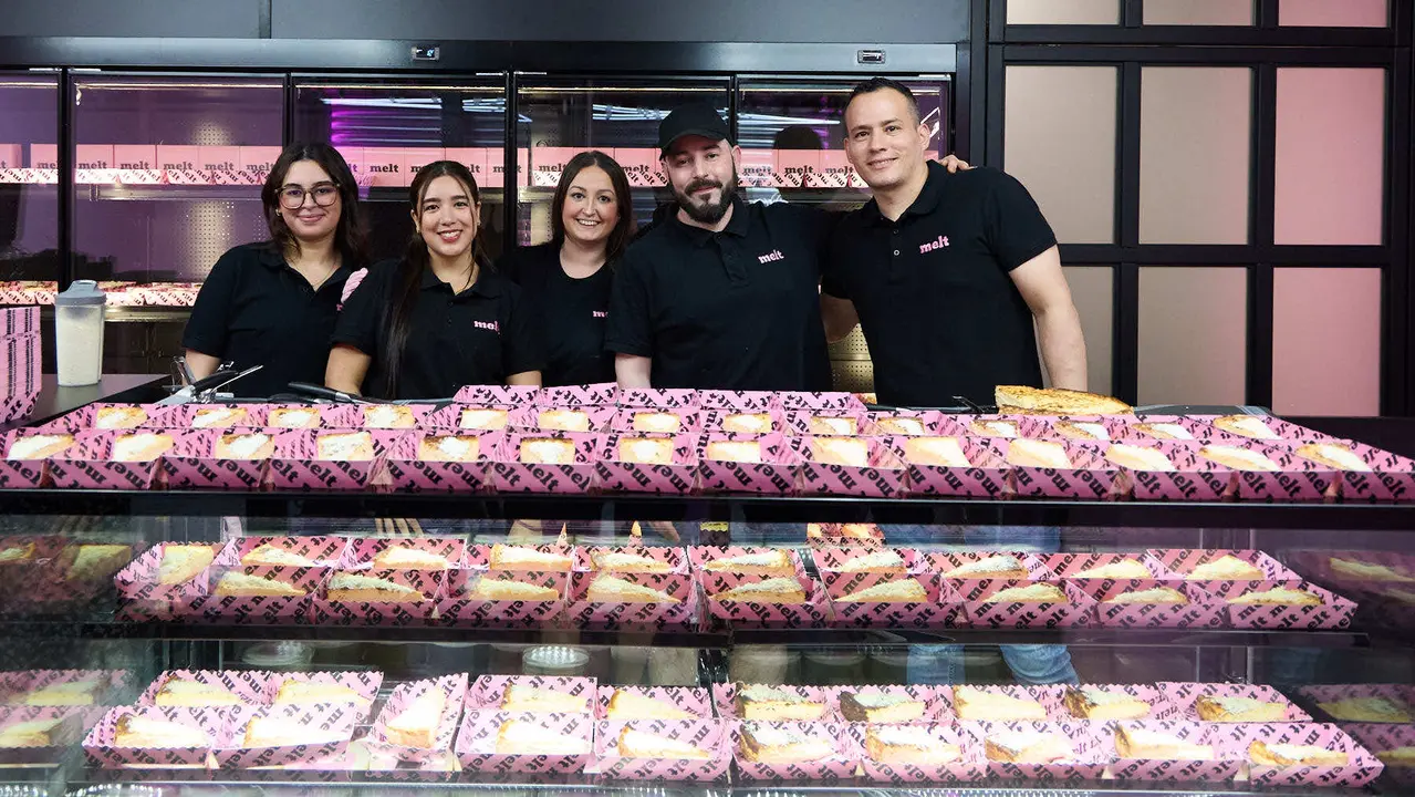 Apertura de la la tienda de Melt Cakes, en la calle San Nicolás 20 de Pamplona. IÑIGO ALZUGARAY