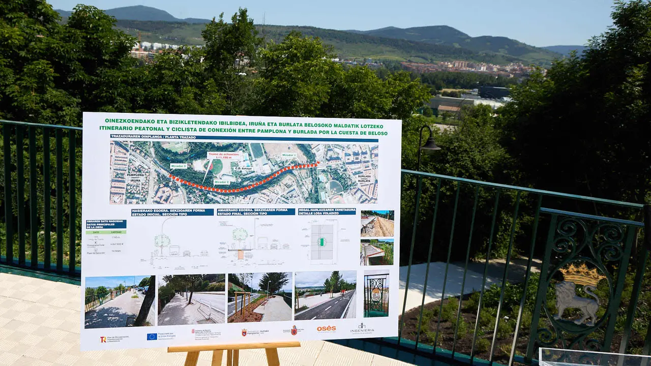 Inauguración del nuevo carril bici de Beloso.