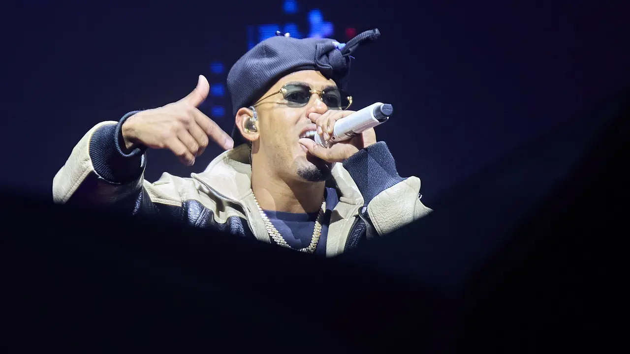 Concierto del cantante puertorriqueño Myke Towers en el Navarra Arena de Pamplona ante más de 13.000 espectadores, dentro de su gira Europe Tour 2025. NAVARRA.COM