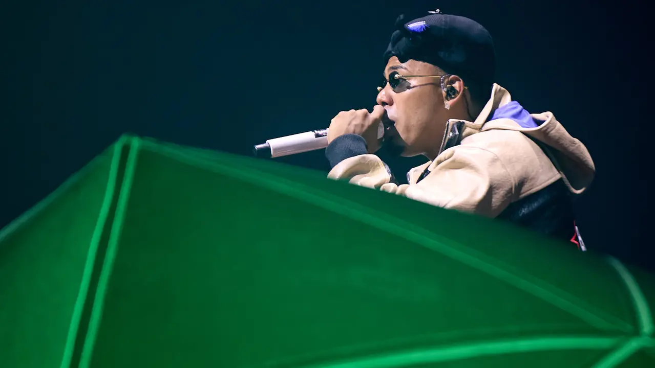 Concierto del cantante puertorriqueño Myke Towers en el Navarra Arena de Pamplona ante más de 13.000 espectadores, dentro de su gira Europe Tour 2025. NAVARRA.COM