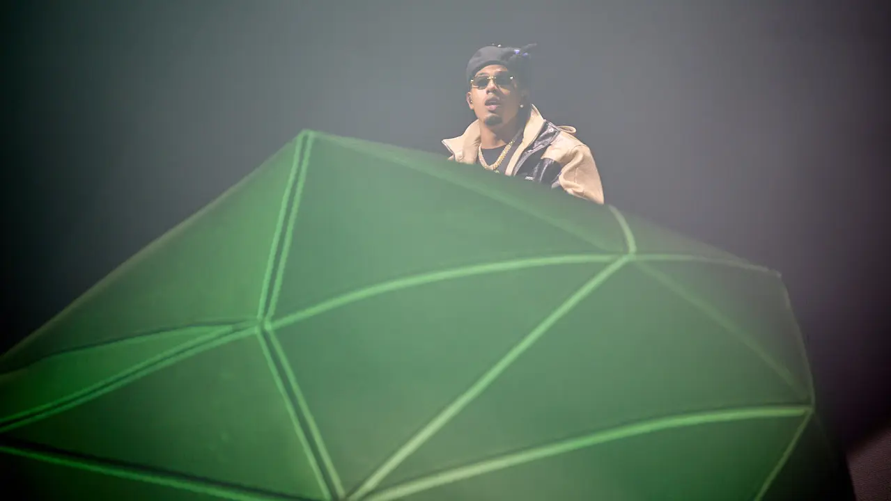 Concierto del cantante puertorriqueño Myke Towers en el Navarra Arena de Pamplona ante más de 13.000 espectadores, dentro de su gira Europe Tour 2025. NAVARRA.COM