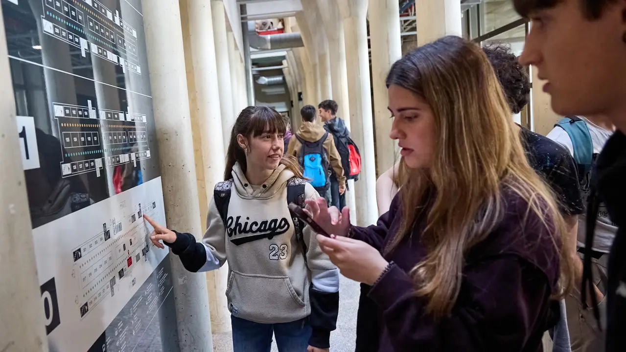 Inicio de las Pruebas de Acceso a la Universidad en las aulas de la Universidad Pública de Navarra. IÑIGO ALZUGARAY