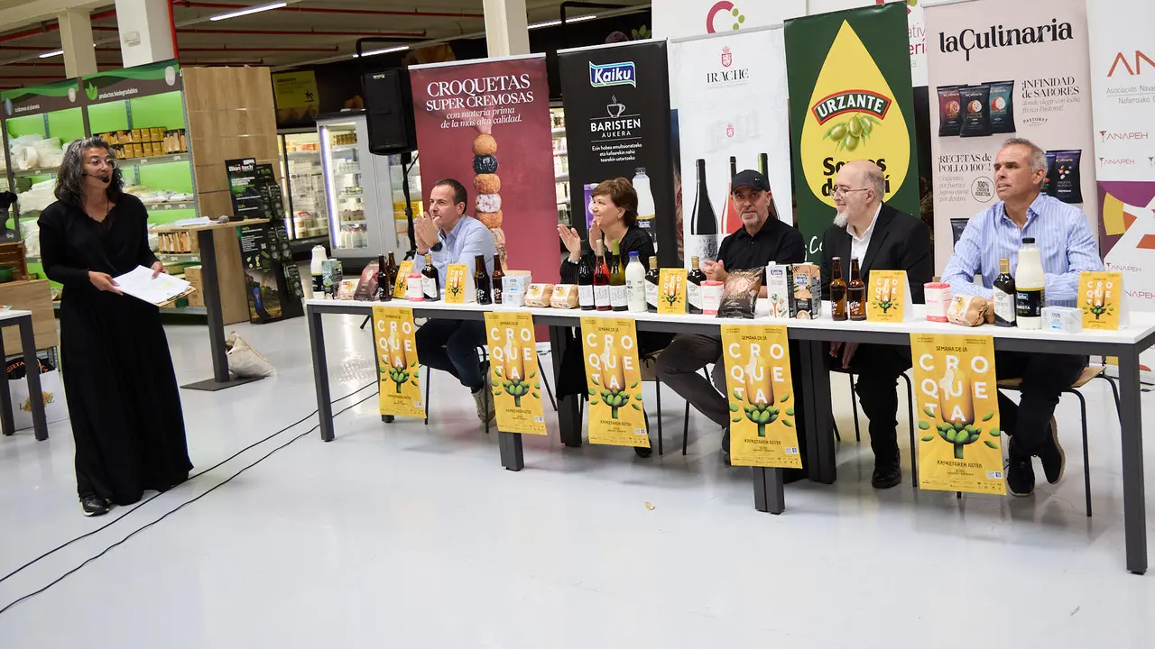 Entrega de premios de la VIII Semana de la Croqueta de Navarra. IÑIGO ALZUGARAY