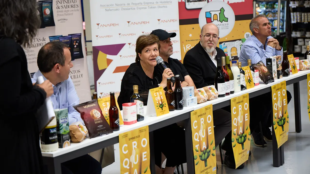 Entrega de premios de la VIII Semana de la Croqueta de Navarra. IÑIGO ALZUGARAY